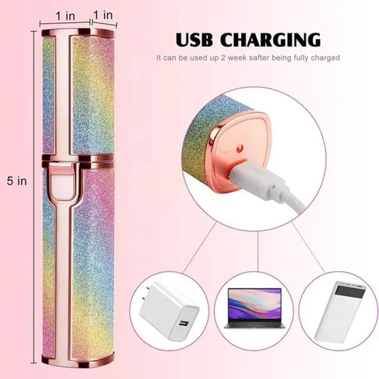 2in1 Electric Eyebrow Trimmer and Shaver Rechargeable