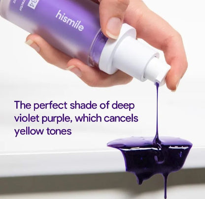 Hismile V34 Purple Whitening Toothpaste Remove Stains