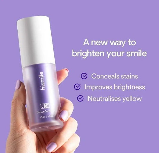 Hismile V34 Purple Whitening Toothpaste Remove Stains