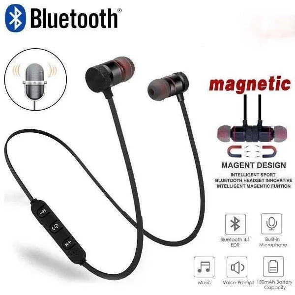 Magnetic Bluetooth Wireless Stereo In Ear Sports