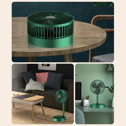 3 Speed Big size USB Rechargeable Folding Telescopic Fan