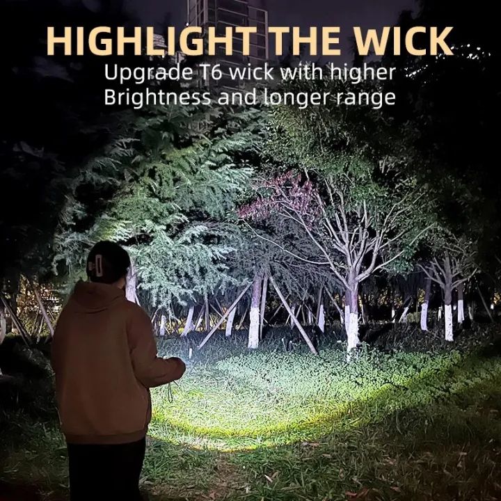 Outdoor LED Flashlights Plastic body